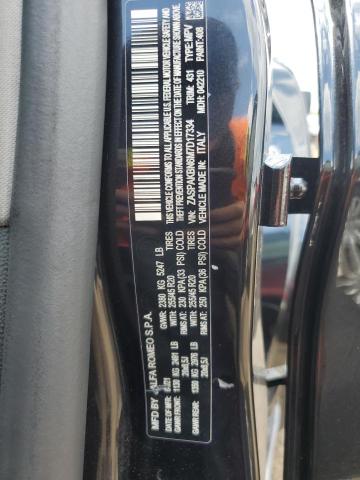 ZASPAKBN6M7D17334 - 2021 ALFA ROMEO STELVIO TI 黑色 照片 13