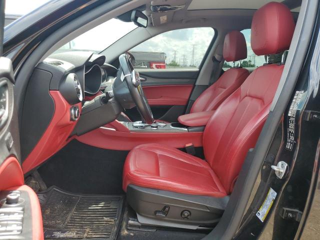 ZASPAKBN6M7D17334 - 2021 ALFA ROMEO STELVIO TI 黑色 照片 7