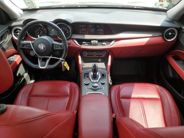 ZASPAKBN6M7D17334 - 2021 ALFA ROMEO STELVIO TI 黑色 照片 8