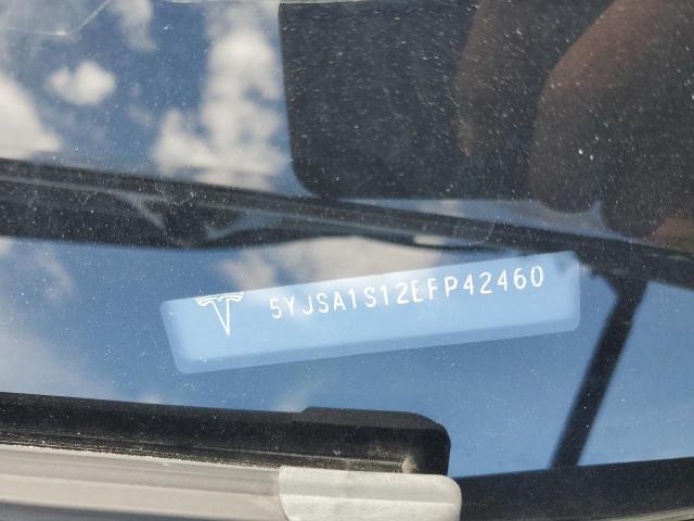 5YJSA1S12EFP42460 - 2014 TESLA MODEL S Սև լուսանկար 12