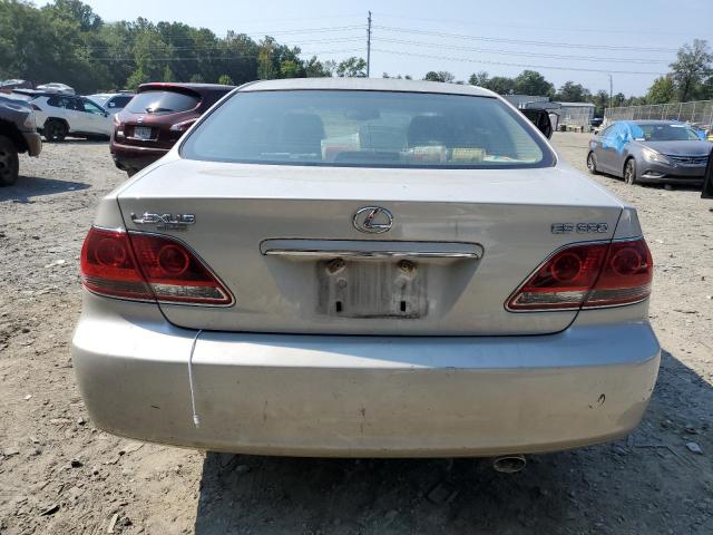 JTHBA30G855133392 - 2005 LEXUS ES 330 SILVER photo 6