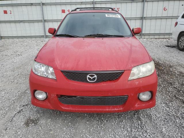 JM1BJ245421494027 - 2002 MAZDA PROTEGE PR5 RED photo 5