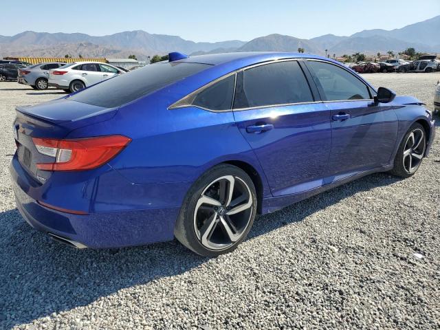 1HGCV1F36KA059817 - 2019 HONDA ACCORD SPORT ლურჯი ფოტო 3