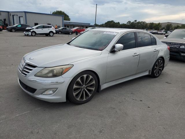 KMHGC4DH8CU186456 - 2012 HYUNDAI GENESIS 5.0L SILVER photo 1