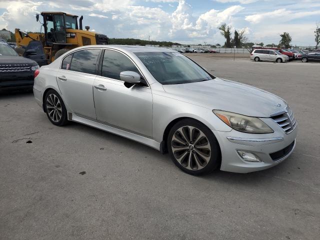 KMHGC4DH8CU186456 - 2012 HYUNDAI GENESIS 5.0L SILVER photo 4