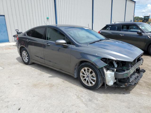 3FA6P0G75HR318643 - 2017 FORD FUSION S GRAY photo 4