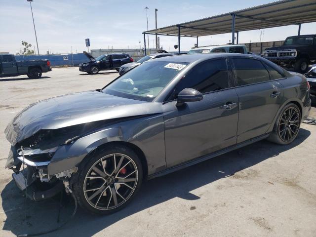 WAUC4AF46MA037892 - 2021 AUDI S4 PRESTIGE GRAY photo 1