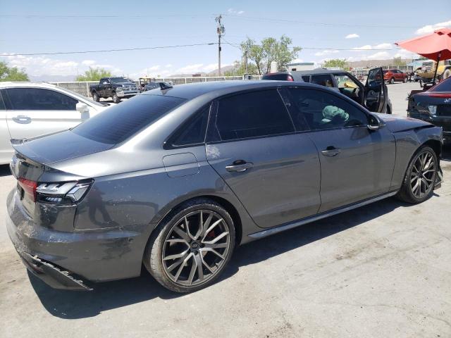 WAUC4AF46MA037892 - 2021 AUDI S4 PRESTIGE GRAY photo 3