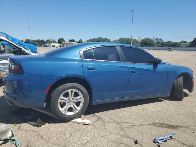 2C3CDXBG0MH632362 - 2021 DODGE CHARGER SXT BLUE photo 3