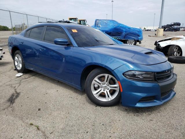 2C3CDXBG0MH632362 - 2021 DODGE CHARGER SXT BLUE photo 4