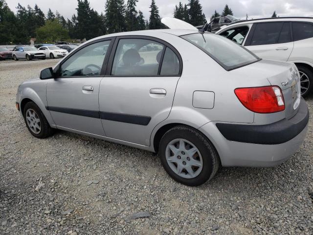 KNADE123476253424 - 2007 KIA RIO BASE SILVER photo 2