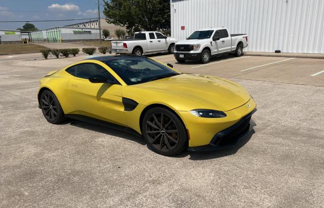 SCFSMGAW0KGN01734 - 2019 ASTON MARTIN VANTAGE YELLOW photo 1