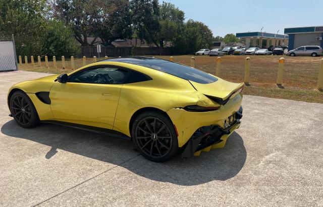 SCFSMGAW0KGN01734 - 2019 ASTON MARTIN VANTAGE YELLOW photo 3