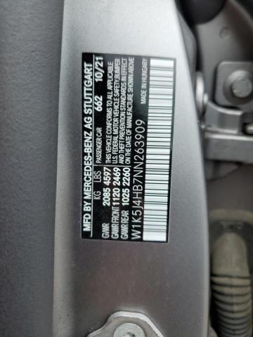 W1K5J4HB7NN263909 - 2022 MERCEDES-BENZ CLA 250 4MATIC GRAY photo 12