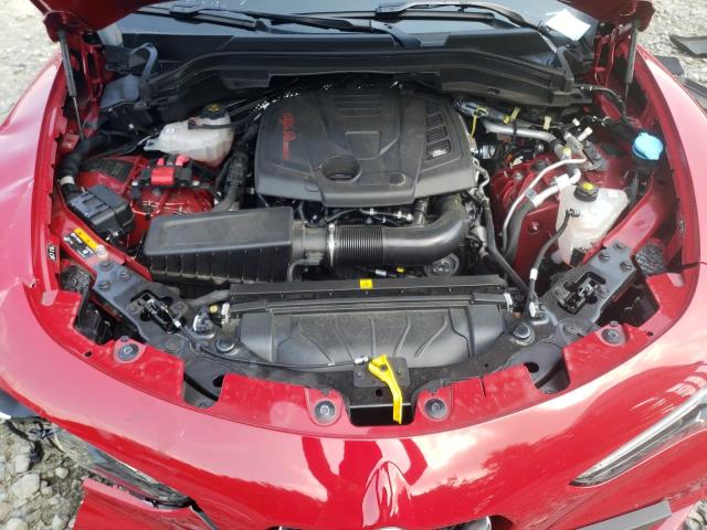 ZASPAKBN9N7D26398 - 2022 ALFA ROMEO STELVIO TI RED photo 12