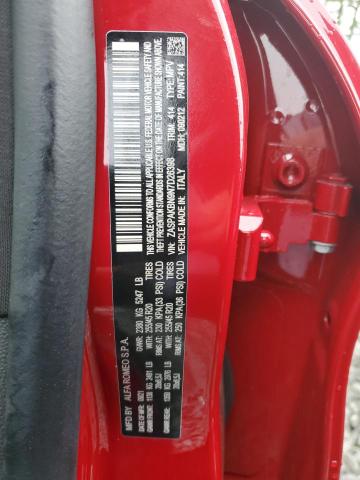 ZASPAKBN9N7D26398 - 2022 ALFA ROMEO STELVIO TI RED photo 13