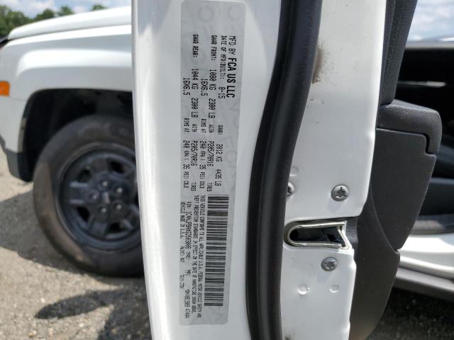 1C4NJPBAXGD503006 - 2016 JEEP PATRIOT SPORT WHITE photo 13