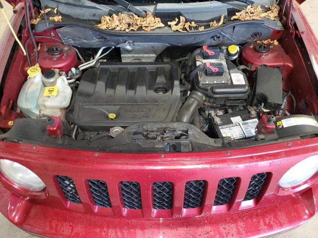 1C4NJRBB4CD549879 - 2012 JEEP PATRIOT SPORT BURGUNDY photo 12