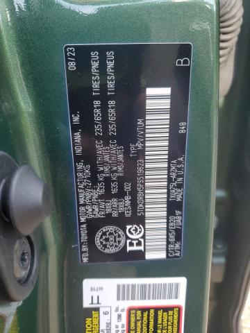 5TDKDRBH5PS519623 - 2023 TOYOTA HIGHLANDER L GREEN photo 13