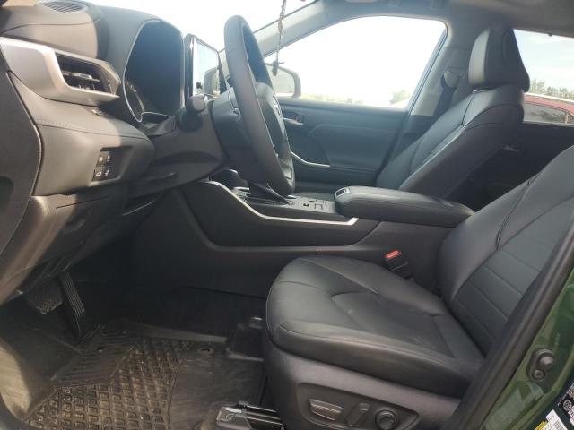 5TDKDRBH5PS519623 - 2023 TOYOTA HIGHLANDER L GREEN photo 7