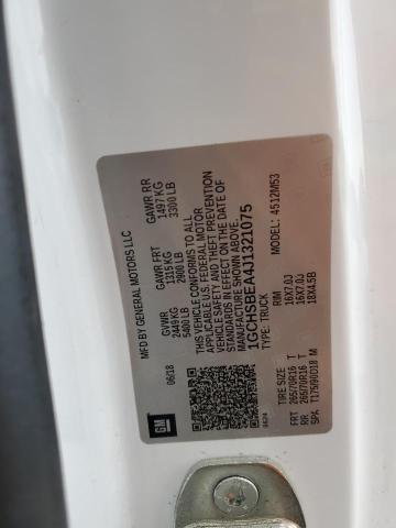 1GCHSBEA4J1321075 - 2018 CHEVROLET COLORADO WHITE photo 12