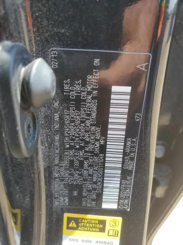 5TDZK3EH5DS111048 - 2013 TOYOTA HIGHLANDER BASE 黑色 照片 13