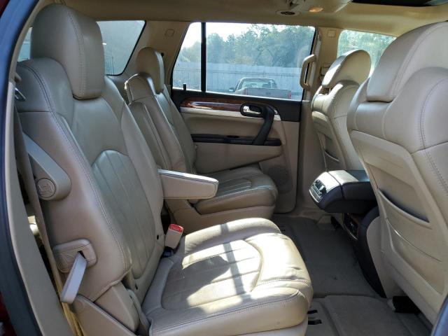 5GAER23718J221503 - 2008 BUICK ENCLAVE CXL RED photo 11