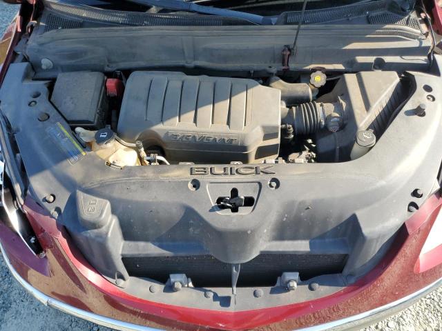 5GAER23718J221503 - 2008 BUICK ENCLAVE CXL RED photo 12