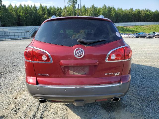 5GAER23718J221503 - 2008 BUICK ENCLAVE CXL RED photo 6