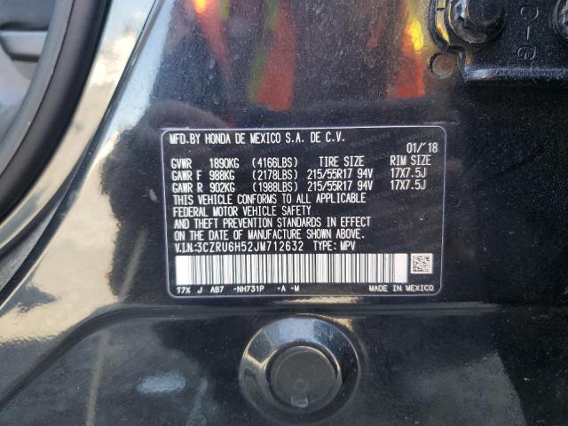 3CZRU6H52JM712632 - 2018 HONDA HR-V EX BLACK photo 13