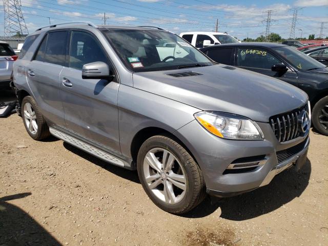 4JGDA5HB7FA528571 - 2015 MERCEDES-BENZ ML 350 4MATIC GRAY photo 4