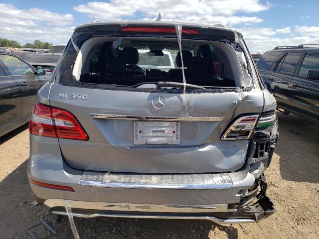 4JGDA5HB7FA528571 - 2015 MERCEDES-BENZ ML 350 4MATIC GRAY photo 6