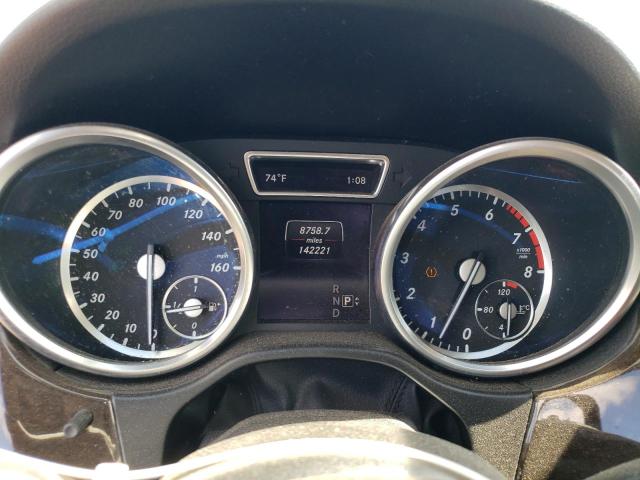 4JGDA5HB7FA528571 - 2015 MERCEDES-BENZ ML 350 4MATIC GRAY photo 9