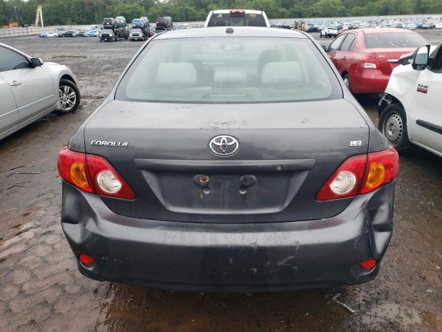 JTDBL40E699072199 - 2009 TOYOTA COROLLA BASE GRAY photo 6