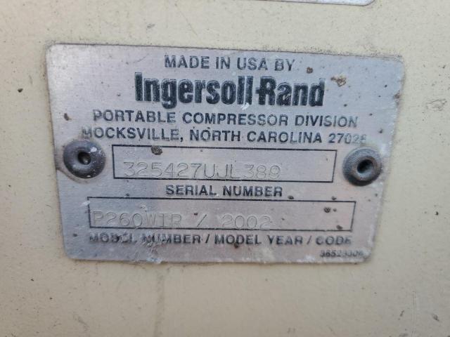 325427UJL389 - 2001 INGERSOLL-RAND COMPRESSOR 奶油色 照片 10