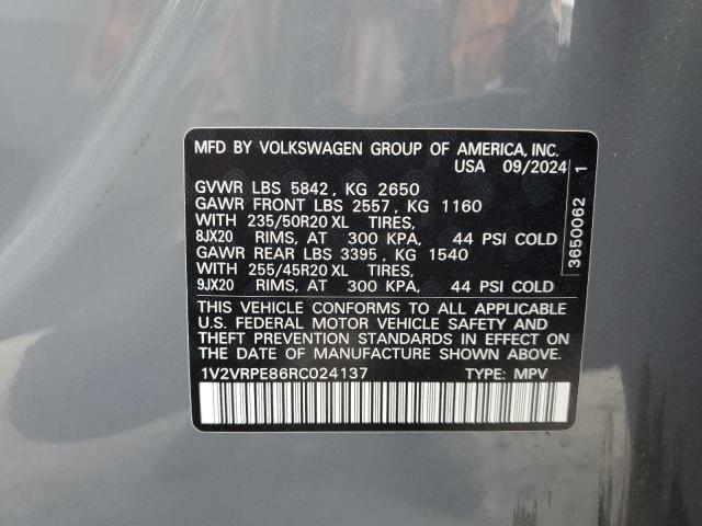 1V2VRPE86RC024137 - 2024 VOLKSWAGEN ID.4 PRO S Boz foto 13