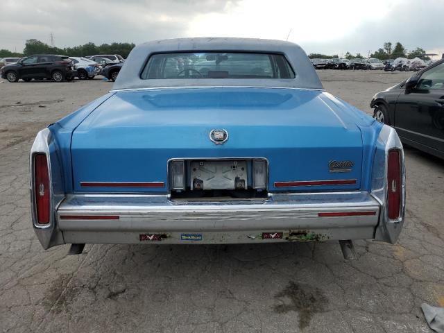 1G6DW51Y1J9710994 - 1988 CADILLAC BROUGHAM BLUE photo 6