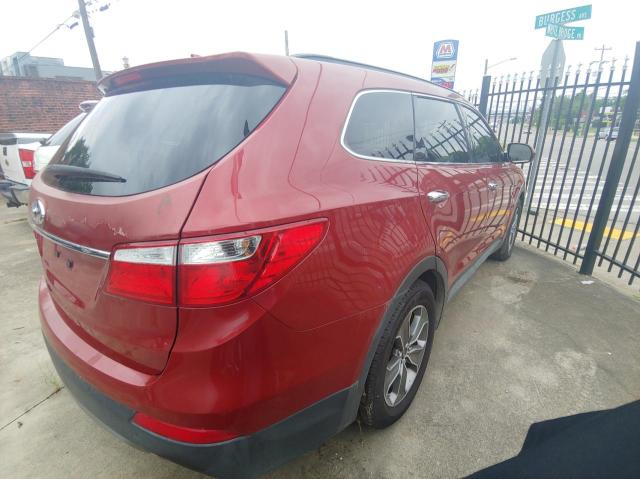 KM8SM4HF3GU155170 - 2016 HYUNDAI SANTA FE SE RED photo 4