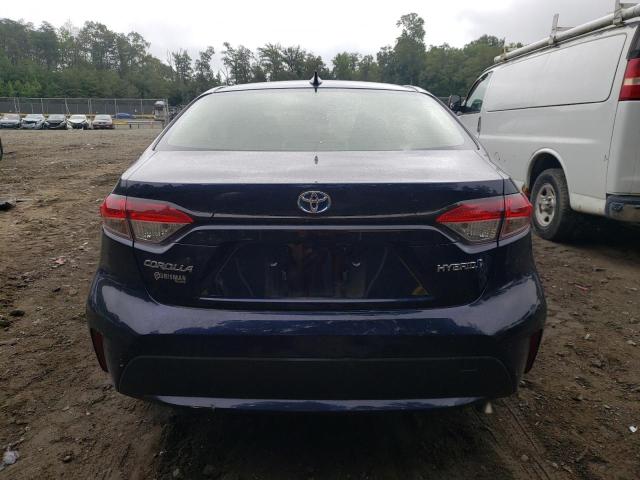 JTDEAMDE1NJ038869 - 2022 TOYOTA COROLLA LE BLUE photo 6