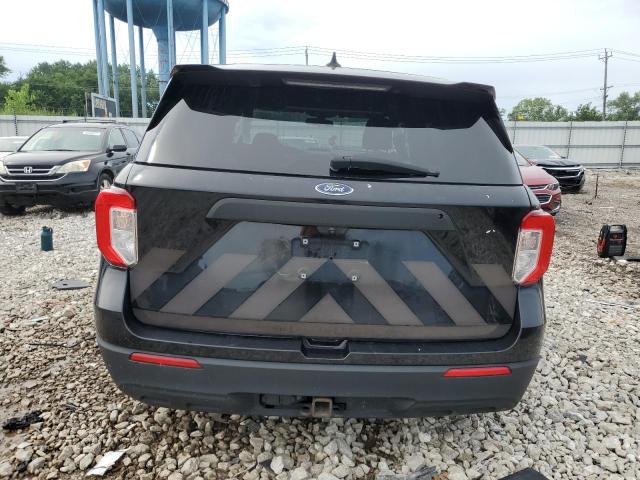 1FM5K8AW6MNA06858 - 2021 FORD EXPLORER POLICE INTERCEPTOR Czarny zdjęcie 6