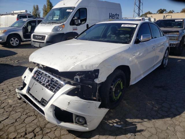 WAUKGAFL5BA001599 - 2011 AUDI S4 PRESTIGE WHITE photo 2