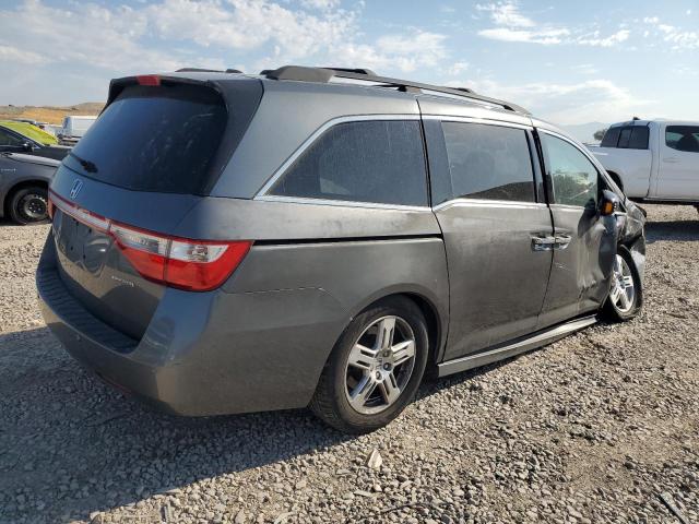 5FNRL5H98BB061941 - 2011 HONDA ODYSSEY TOURING GRAY photo 3