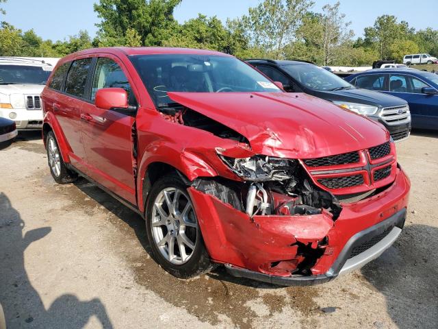 3C4PDDEG4ET309254 - 2014 DODGE JOURNEY R/T RED photo 4