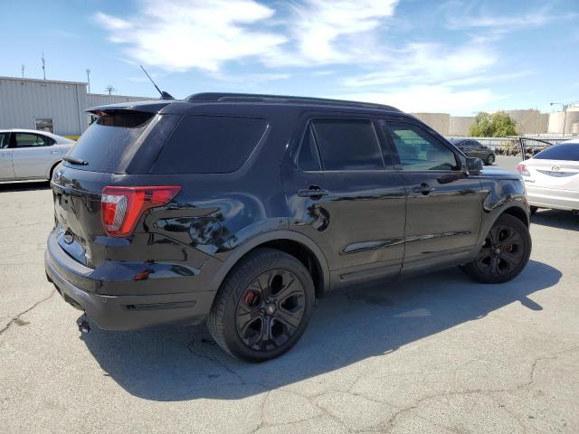 1FM5K8GT5KGA19311 - 2019 FORD EXPLORER SPORT Черный фото 3
