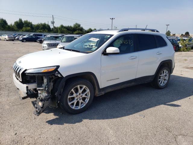 1C4PJLCB6EW249420 - 2014 JEEP CHEROKEE LATITUDE WHITE photo 1