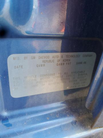 KL1TJ52674B199557 - 2004 CHEVROLET AVEO LS Көк фото 12