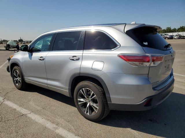 5TDKKRFH8GS145282 - 2016 TOYOTA HIGHLANDER XLE Արծաթագույն լուսանկար 2