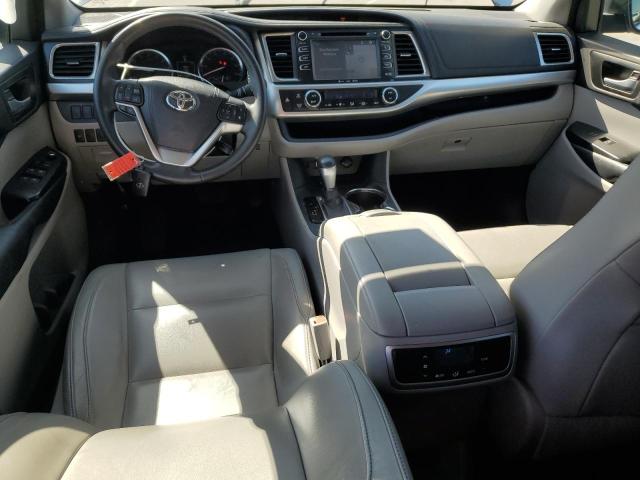5TDKKRFH8GS145282 - 2016 TOYOTA HIGHLANDER XLE Արծաթագույն լուսանկար 8