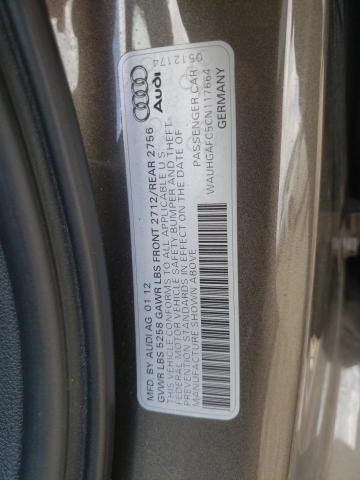 WAUHGAFC5CN117664 - 2012 AUDI A6 PRESTIGE Kahverengi fotoğraf 12