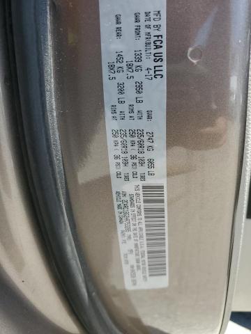 2C4RC1BG2HR753285 - 2017 CHRYSLER PACIFICA TOURING L GRAY photo 13